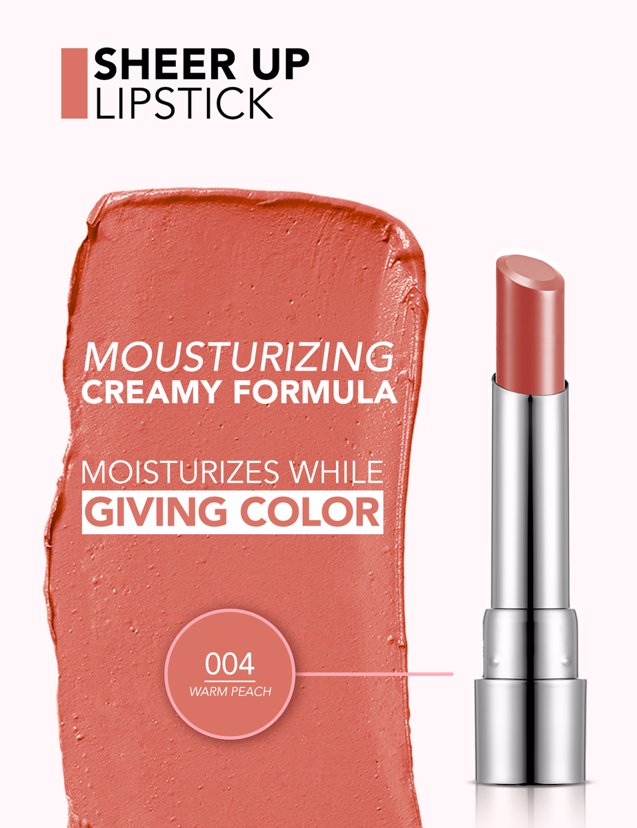 رژ لب شیراپ فلورمار Sheer Up Lipstick رنگ 004