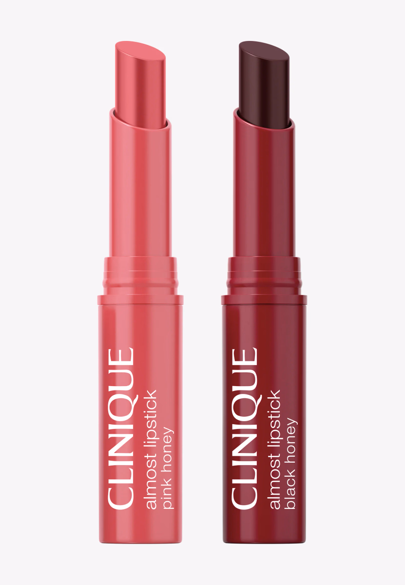 پک دوتایی بالم لب کلینیک (Clinique Almost Lipstick Mini Duo) - رنگ‌های Black Honey و Pink Honey 