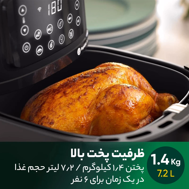 سرخ‌کن بدون روغن فیلیپس 5000 سری XXL مدل HD9285/93 | Philips Airfryer 5000 Series XXL HD9285/93