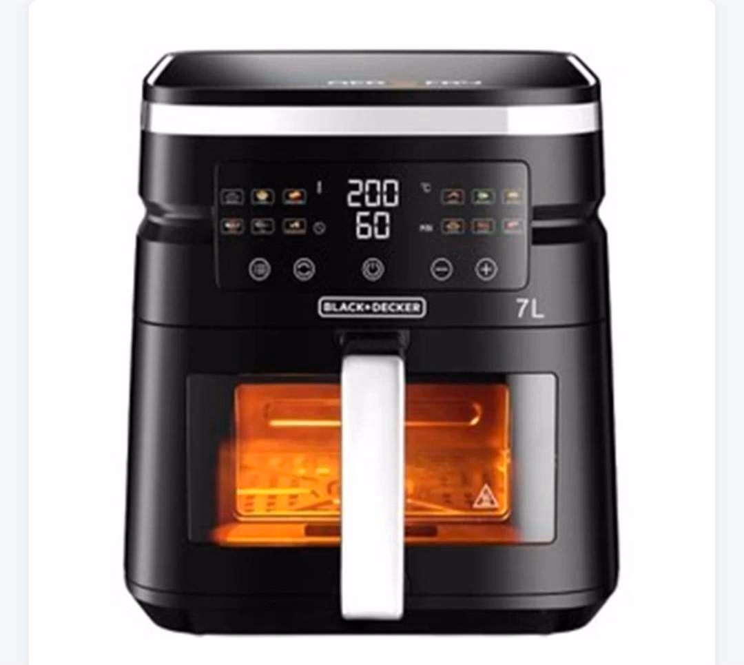 سرخ‌کن بلک اند دکر مدل ۷۰۱۰ حجم ۷ لیتری | Black+Decker 7L Air Fryer