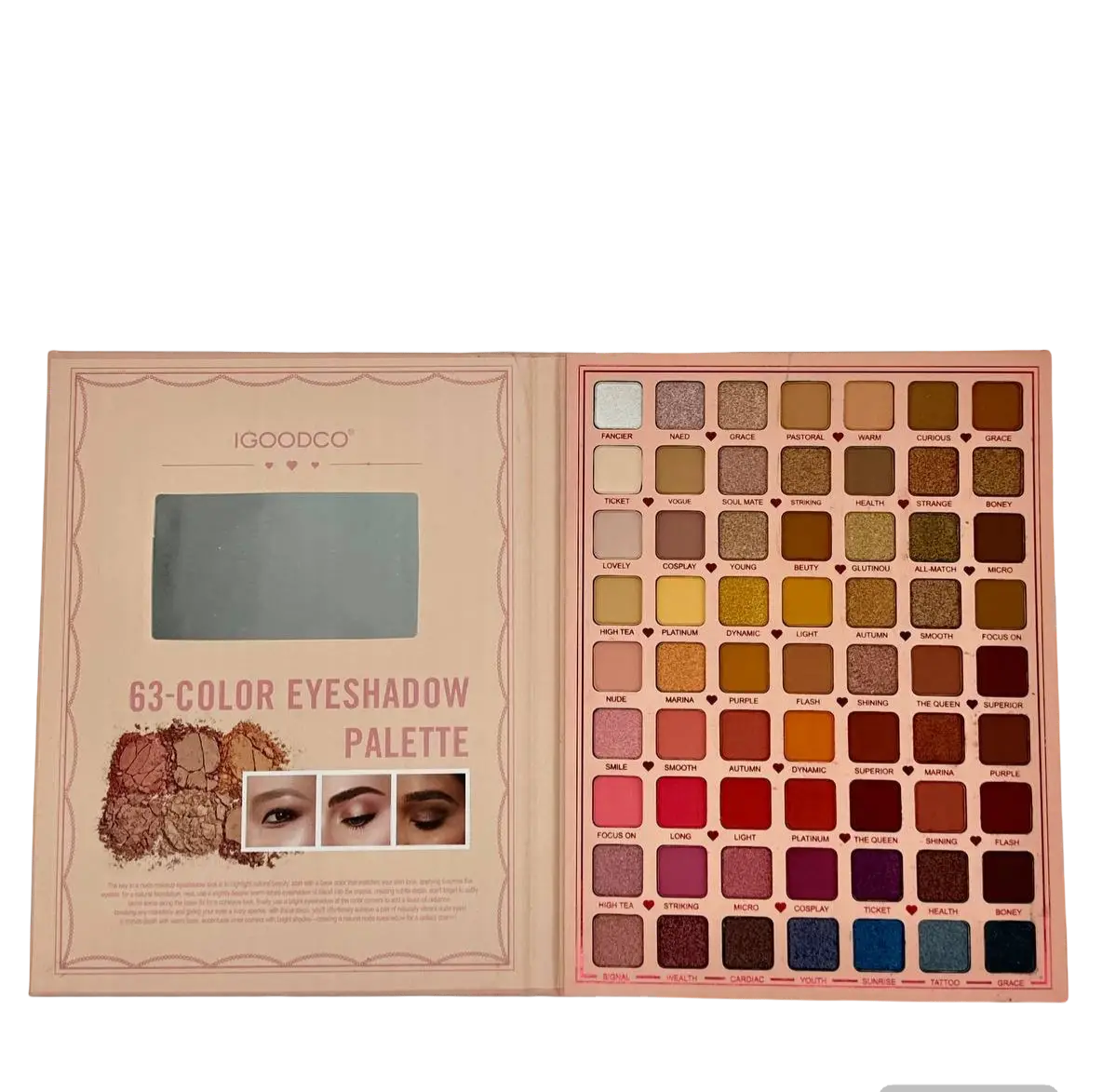 پالت سایه چشم ایگودکو ۶۳ رنگ