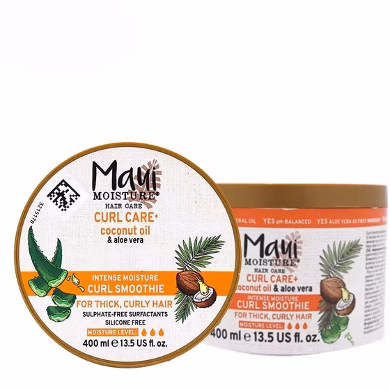 ماسک مو روغن نارگیل و آلوئهورا مخصوص موهای فر ماوی | Maui Moisture Curl Quench Hair Mask