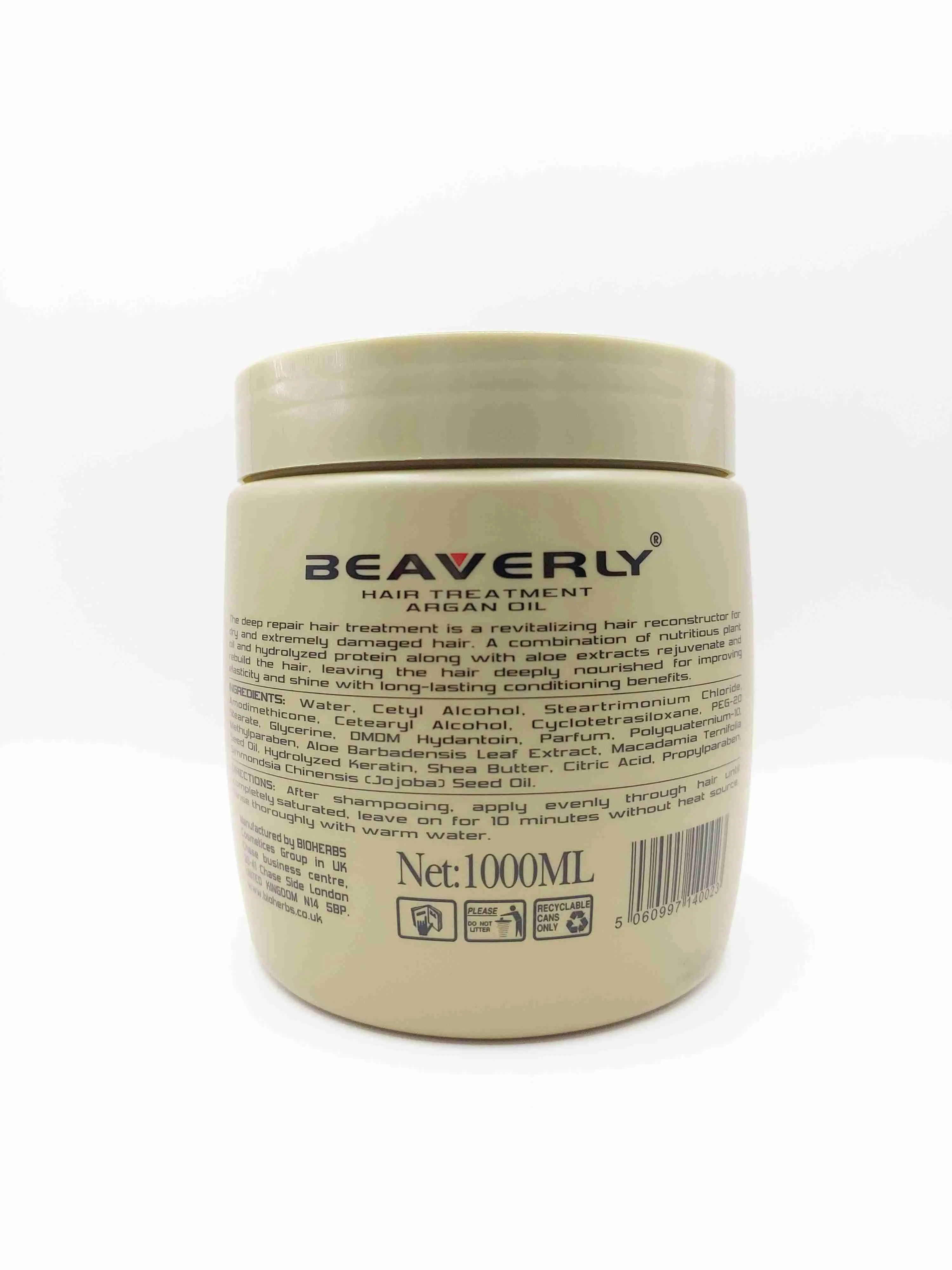 ماسک موی کراتینه بیورلی با روغن آرگان ( BEAVERLY )
