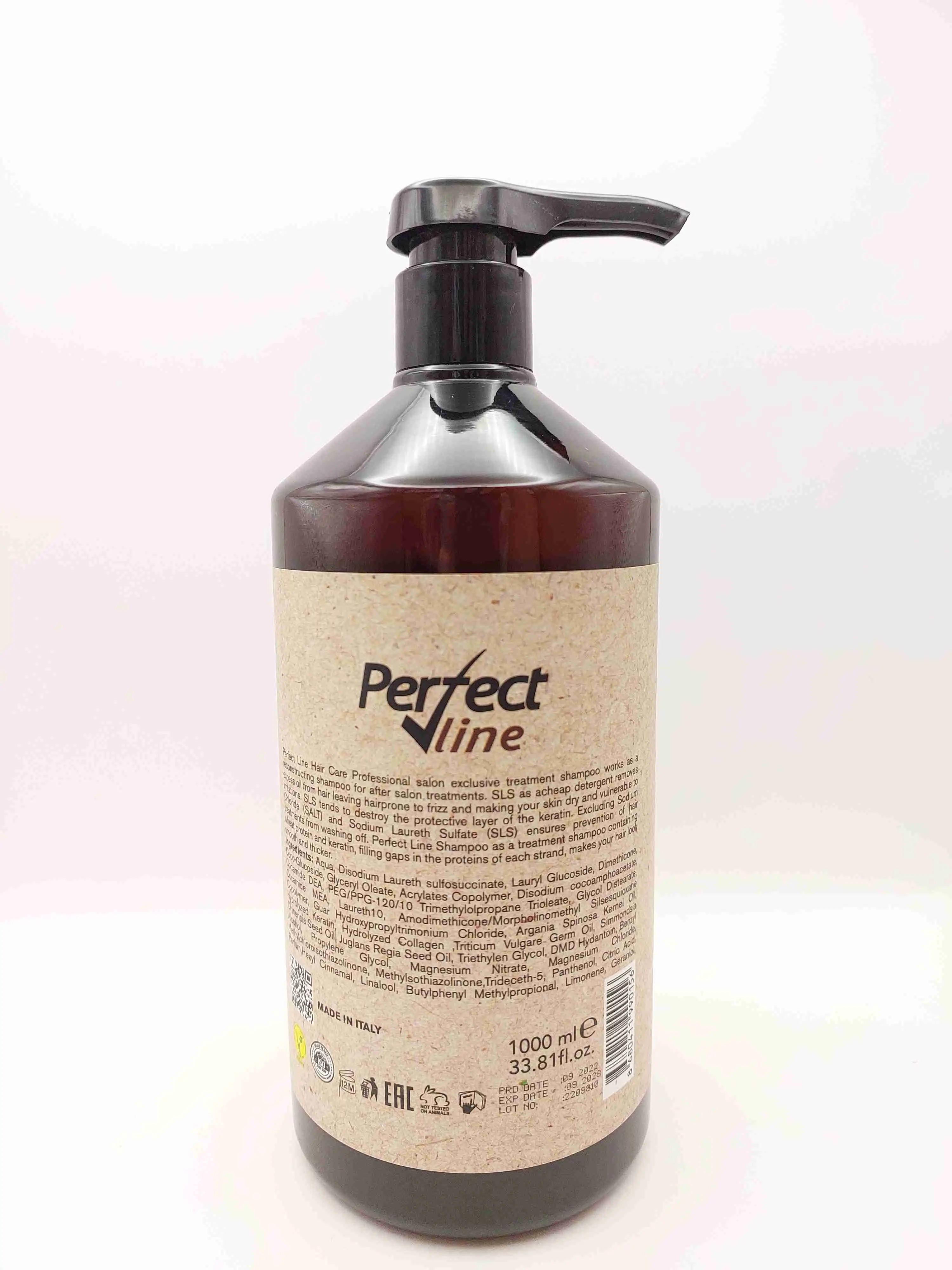 شامپو کراتین و کلاژن و آرگان پرفکت لاین ( PERFECT LINE ) 