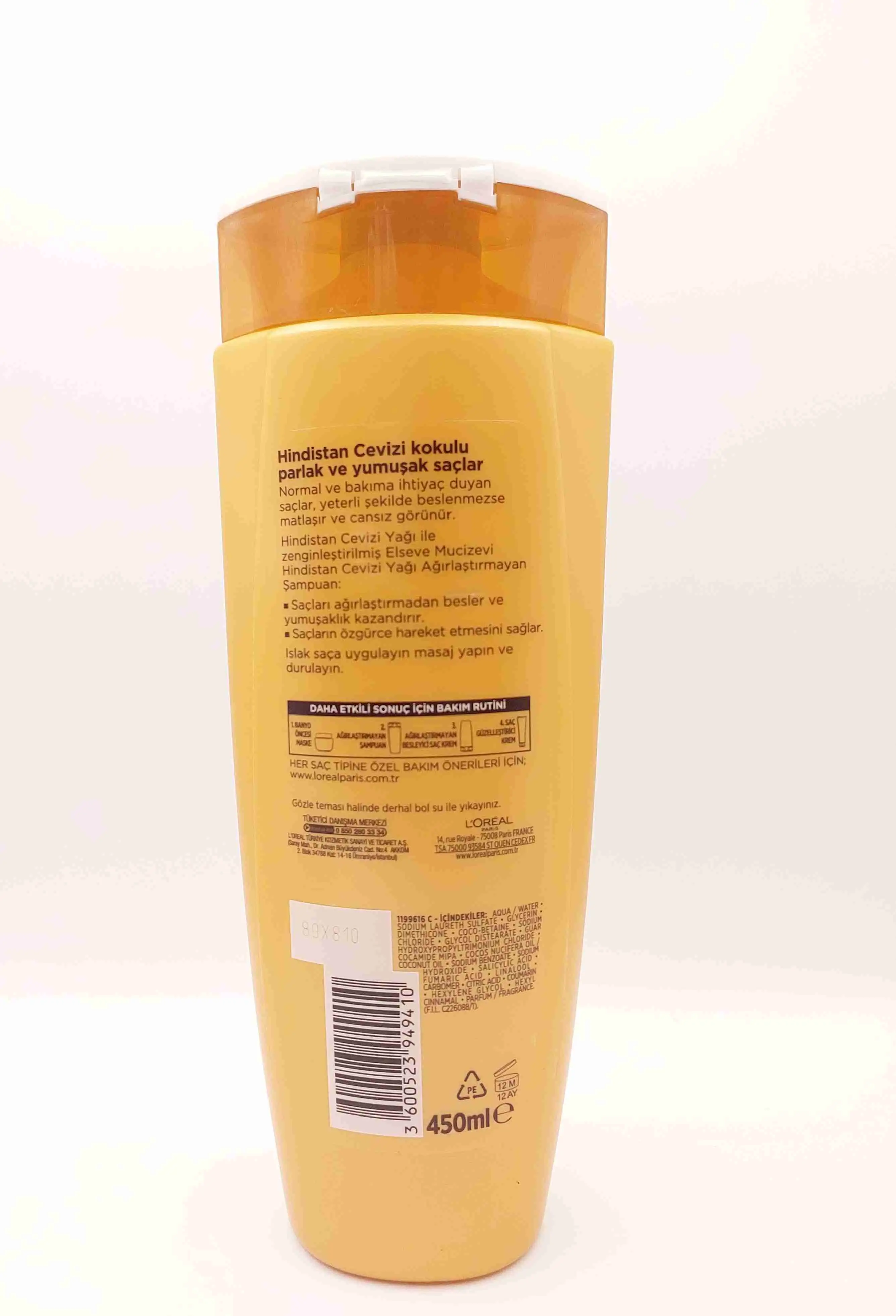 شامپو موی لورآل پاریس السیو با روغن نارگیل ( L'OREAL )