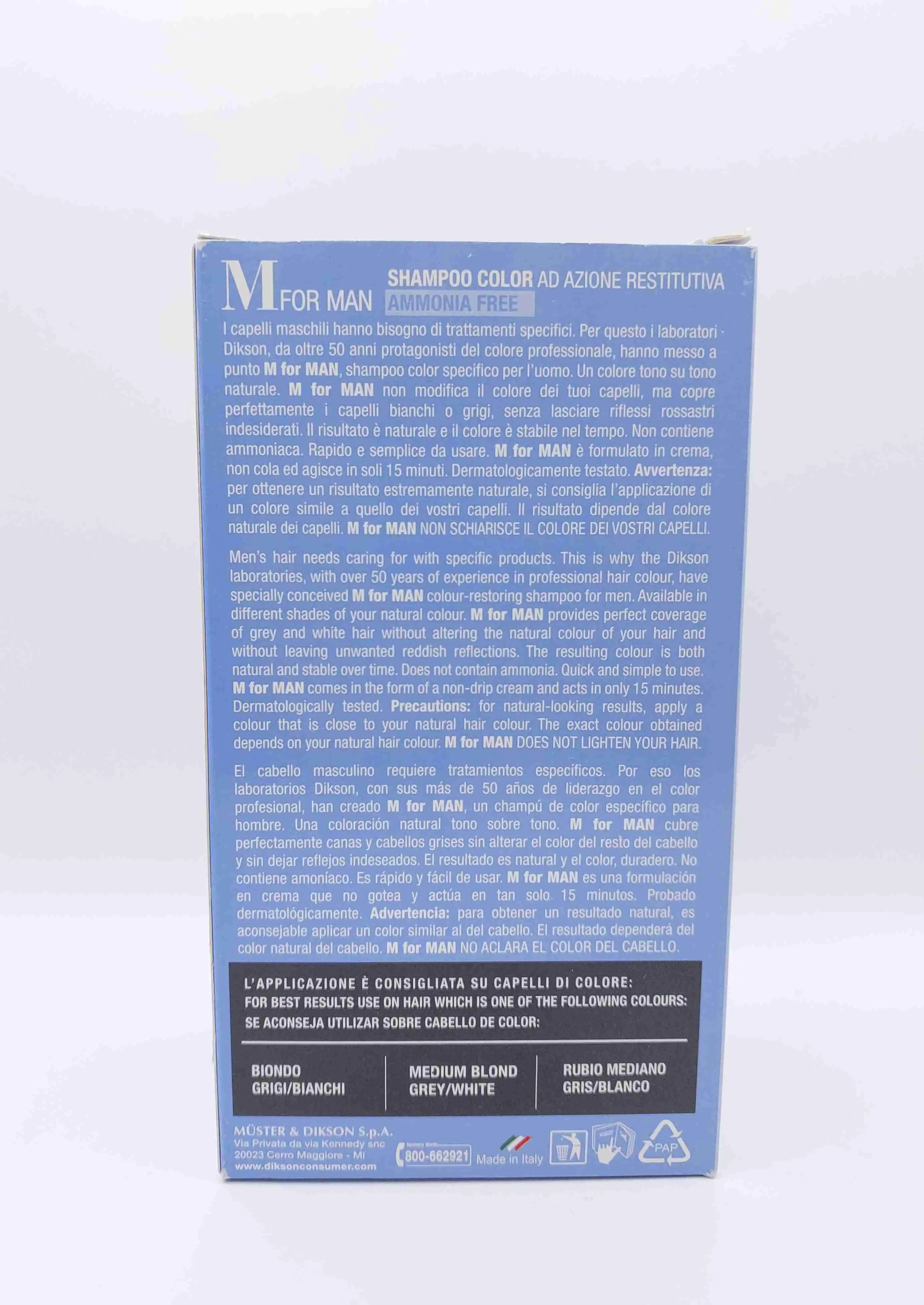 شامپو رنگ دیکسون (بلوند متوسط) بدون آمونیاک DIKSON 