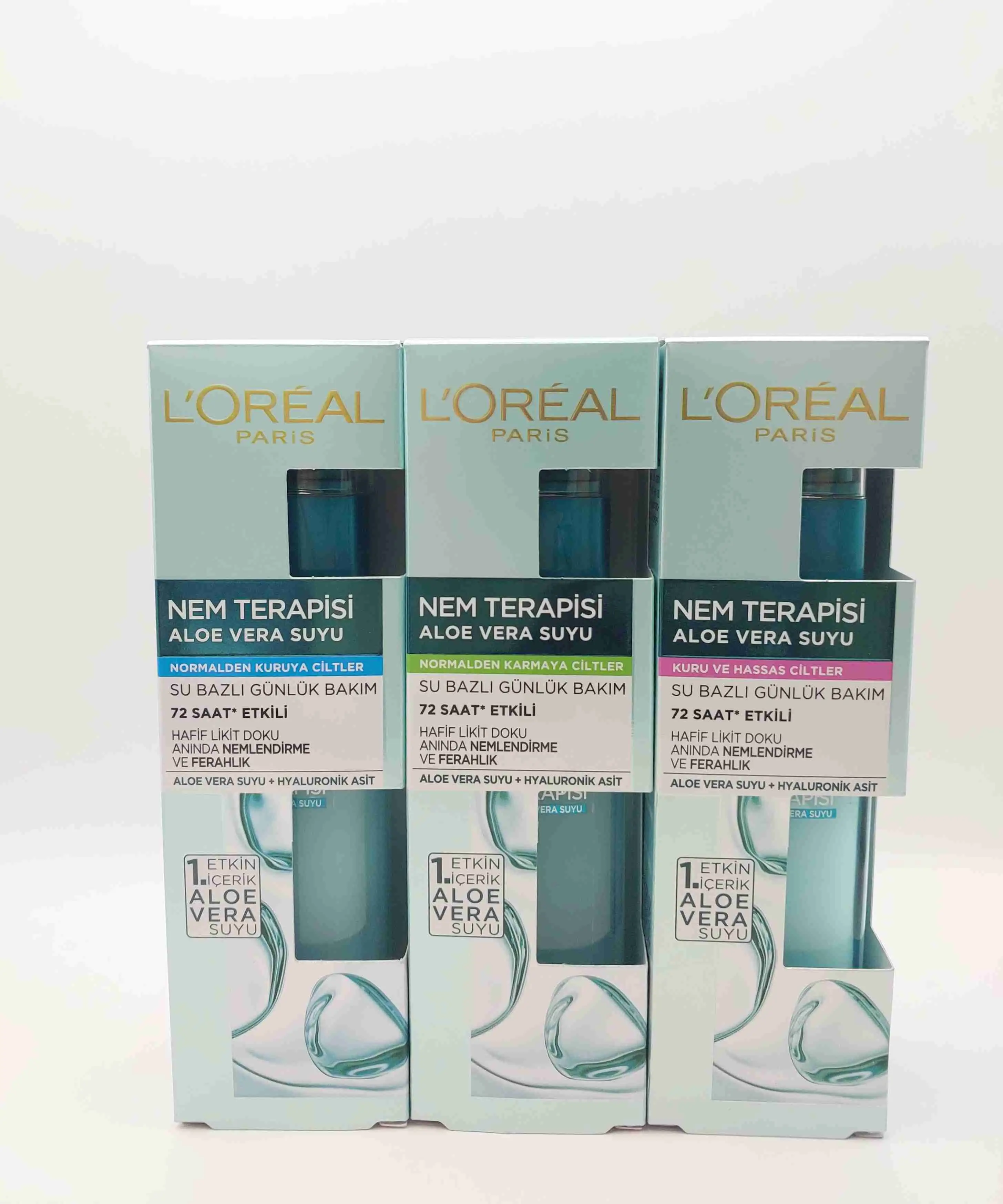 سرم آبرسان نم تراپی آلوورا لورآل پاریس ( L'OREAL ) پوست نرمال تا خشک