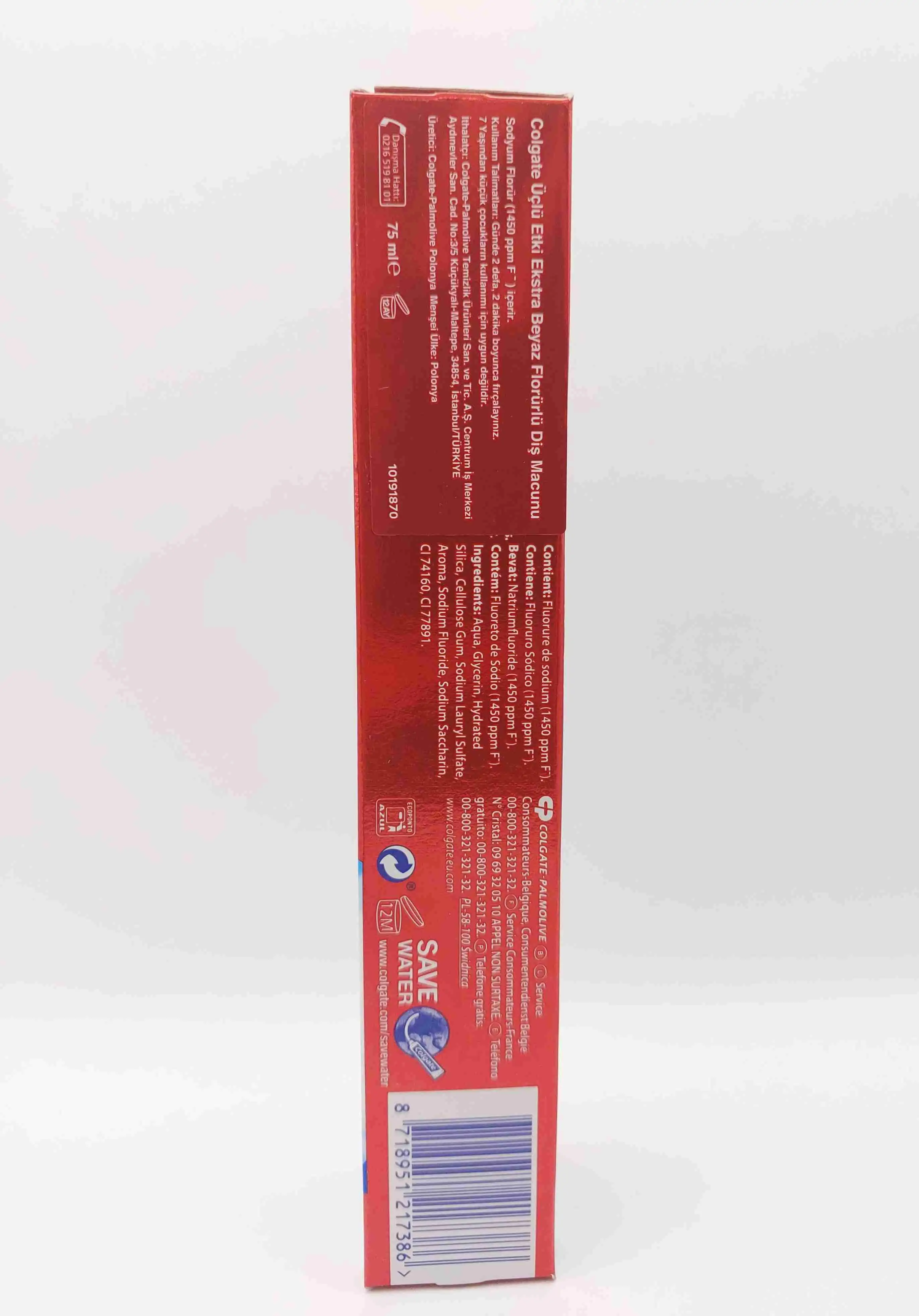 خمیر دندان کلگیت تریپل اکشن اکسترا وایت ( Colgate )