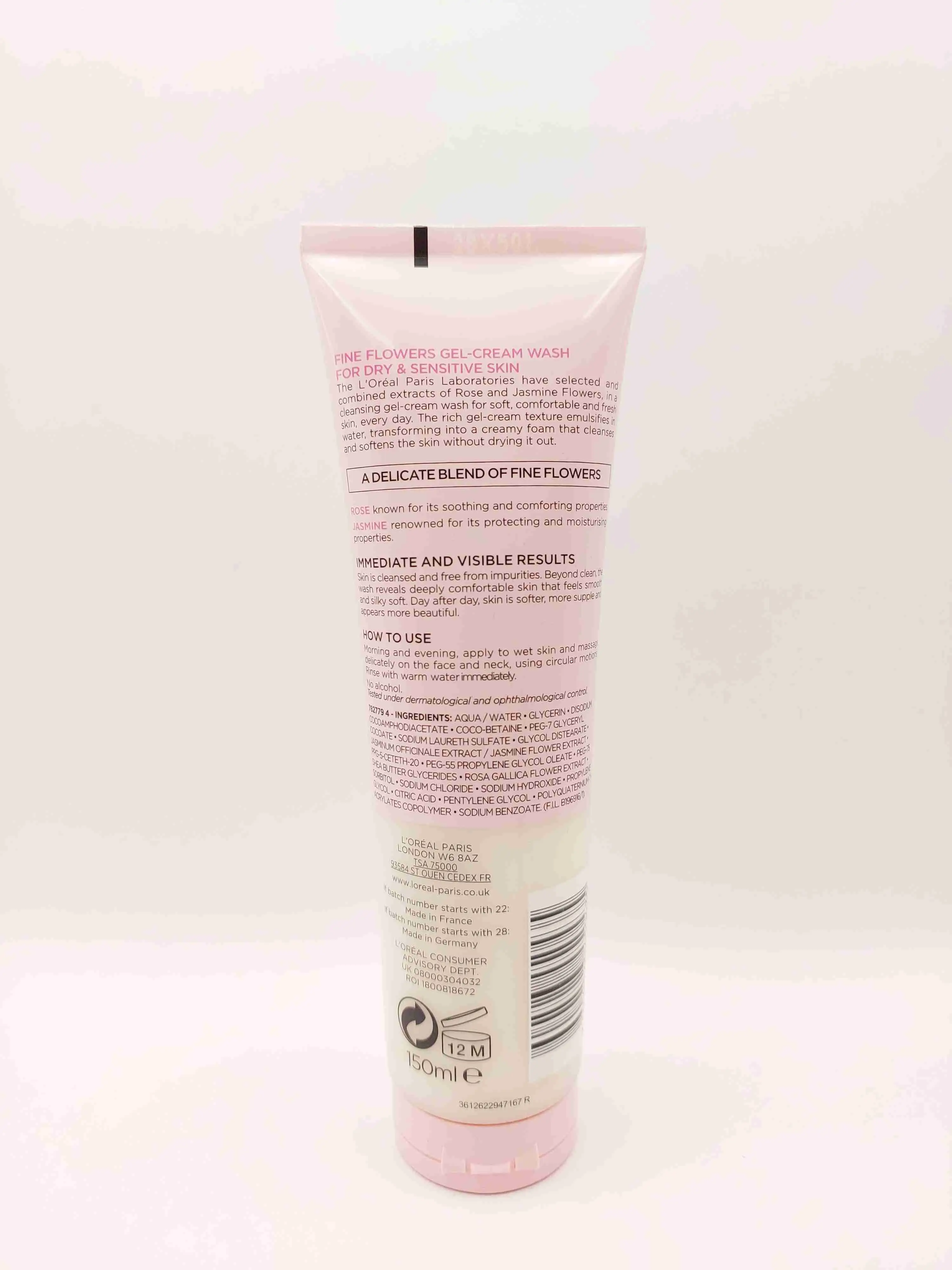 فوم شستشوی صورت لورآل فاین فلاور برای پوست‌های خشک و حساس ( L'OREAL )