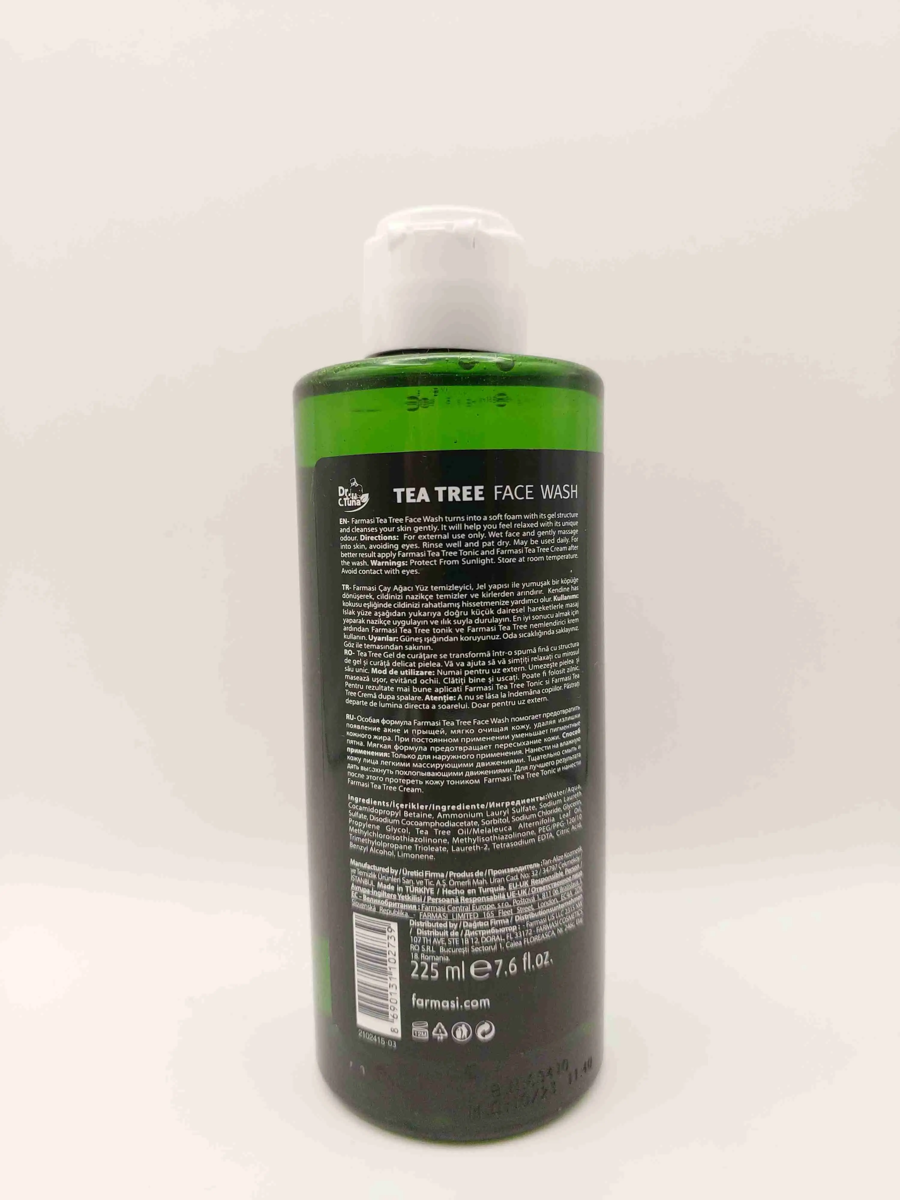 شوینده صورت چای سبز دکتر تونا ( DR . CTuna )