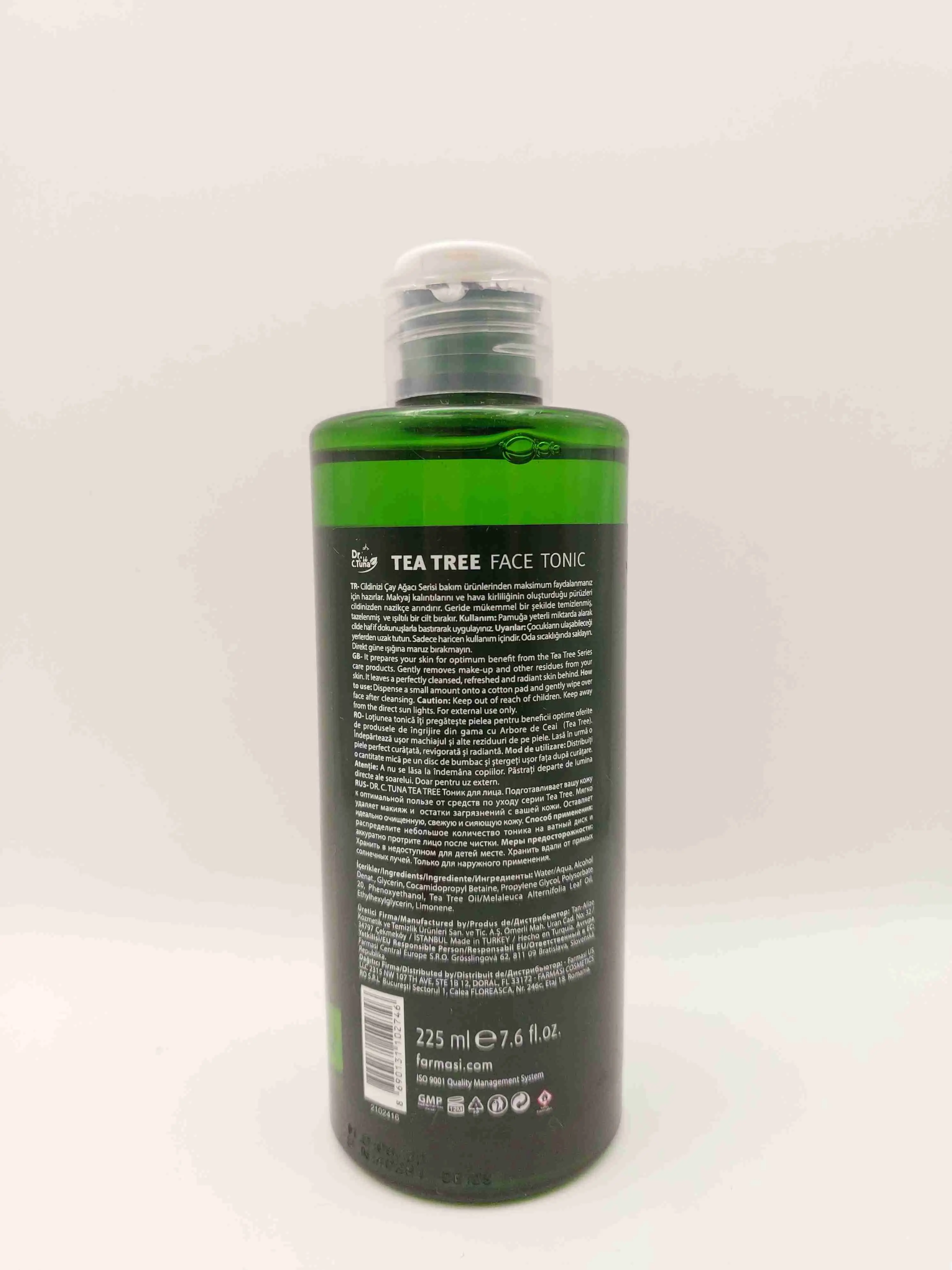 تونر صورت چای سبز دکتر تونا  ( DR . CTuna )