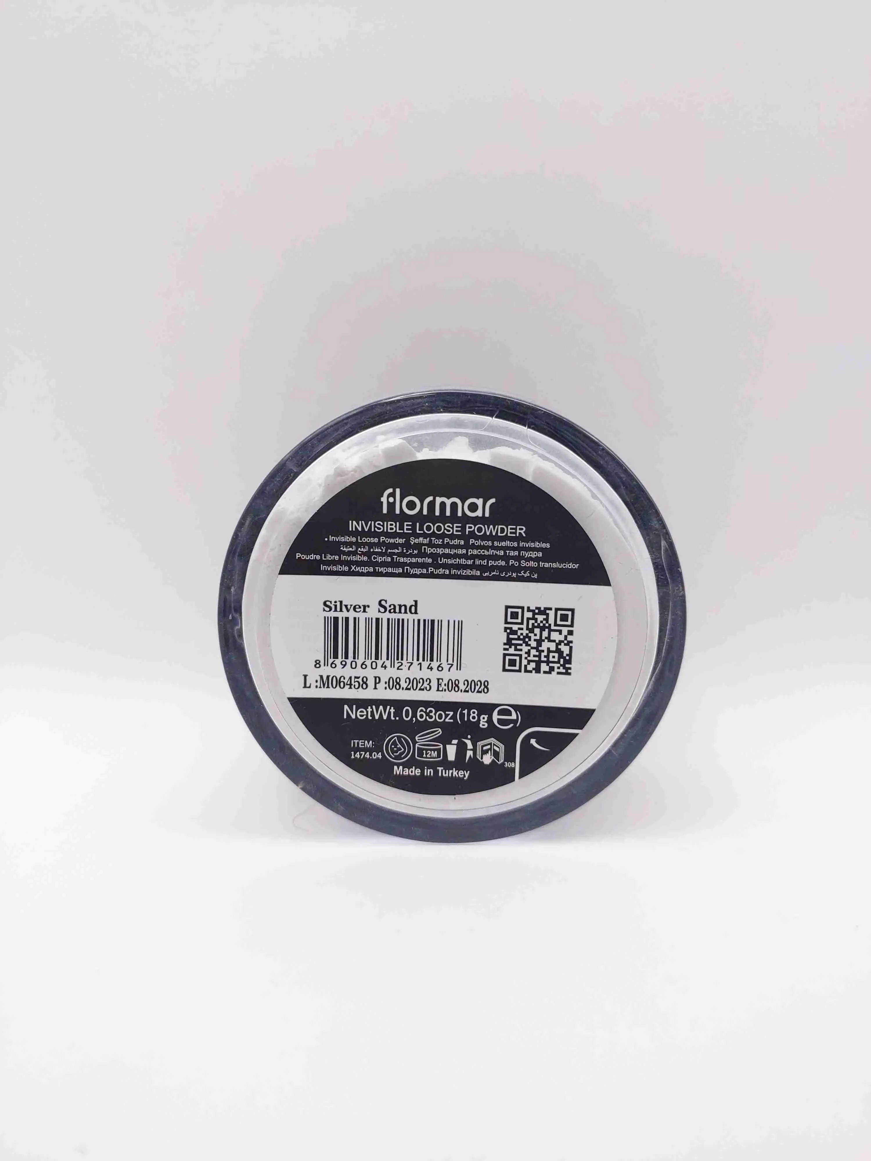 پودر فیکس رنگ بیک ( بی رنگ )  SILVER SAND فلورمار flormar