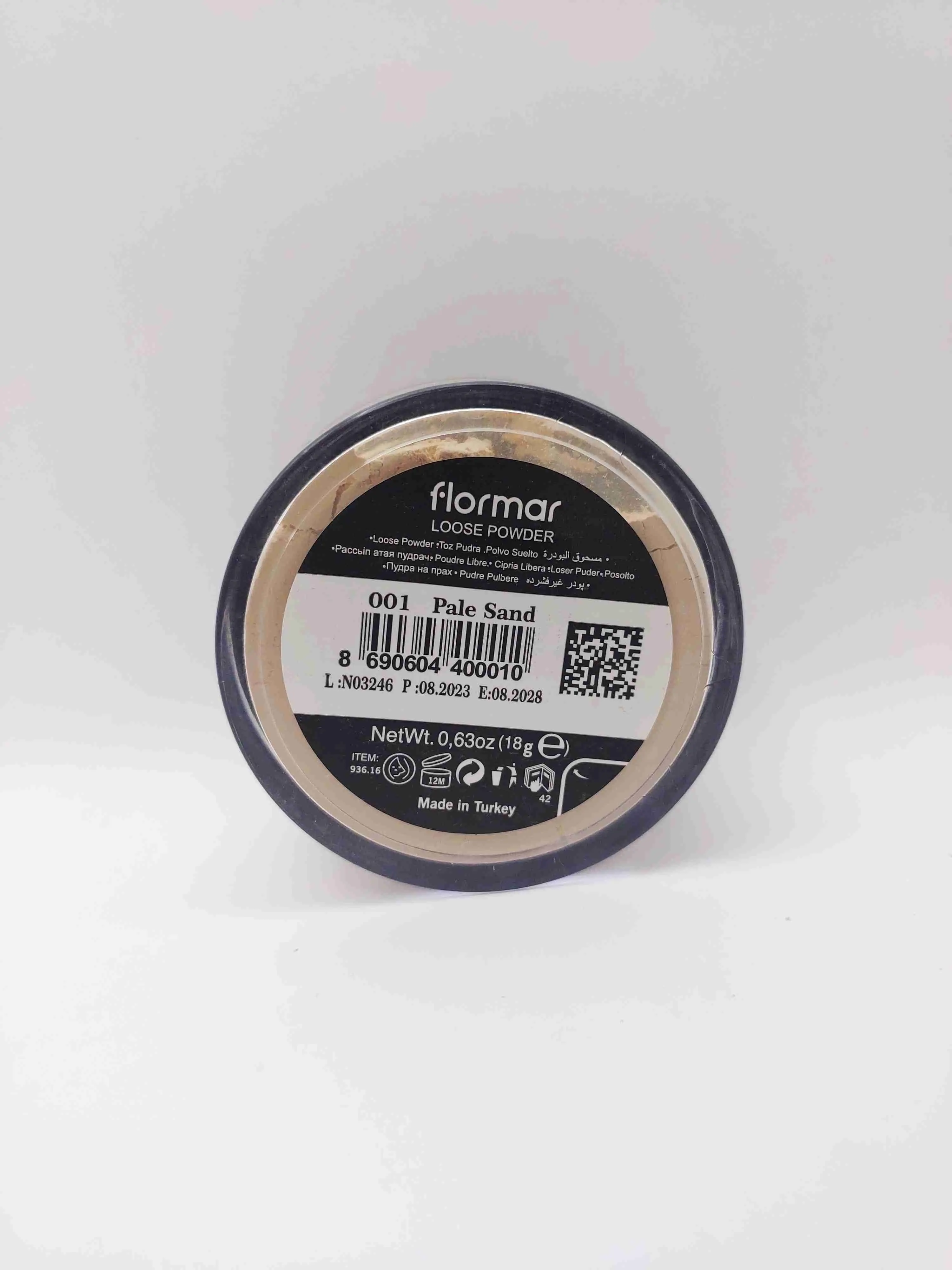 پودر فیکس شماره 001 PLAE SAND فلورمار flormar