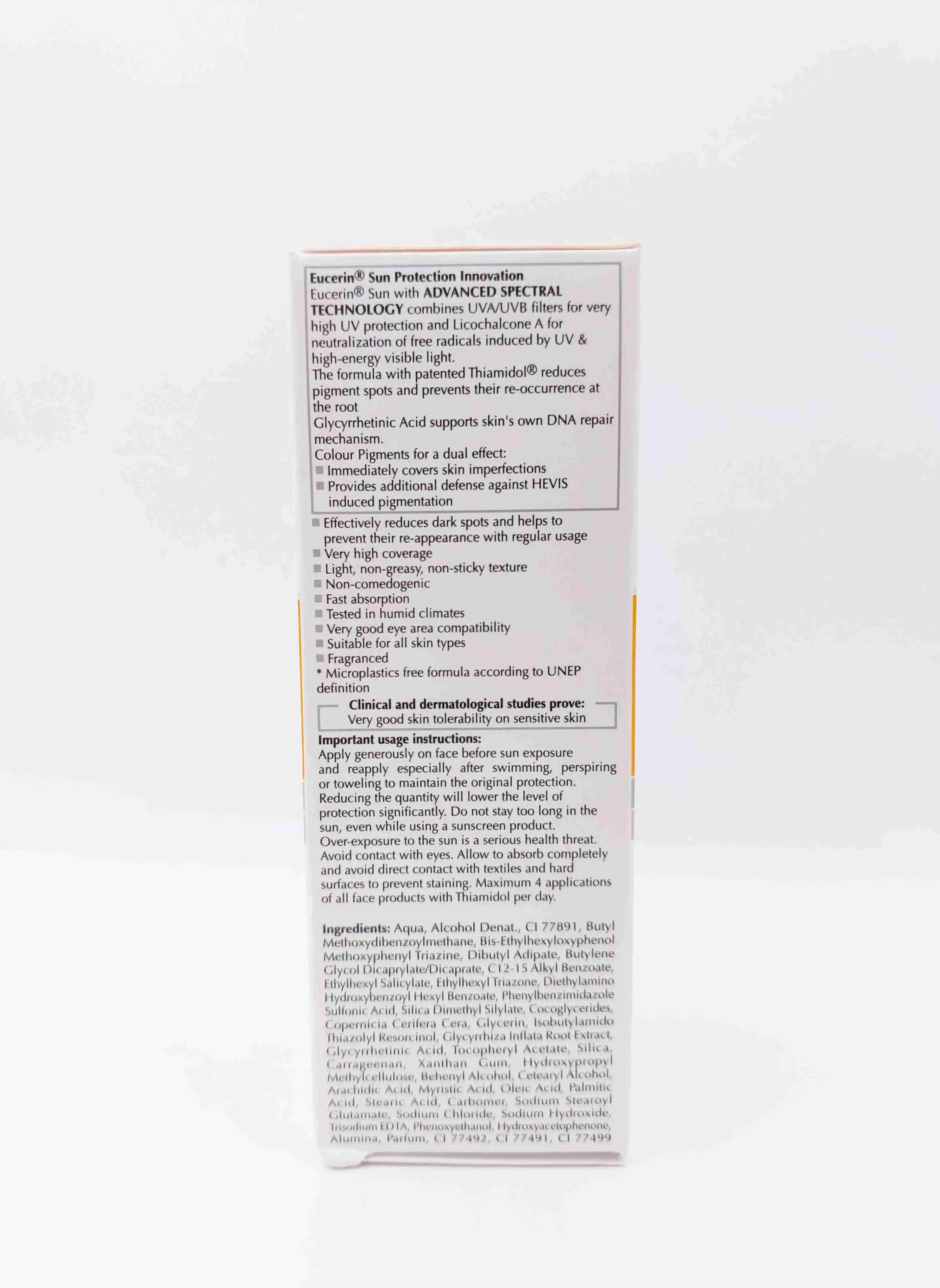 کرم ضد آفتاب رنگی ایسرین Eucerin Sun Protection Pigment Control Tinted