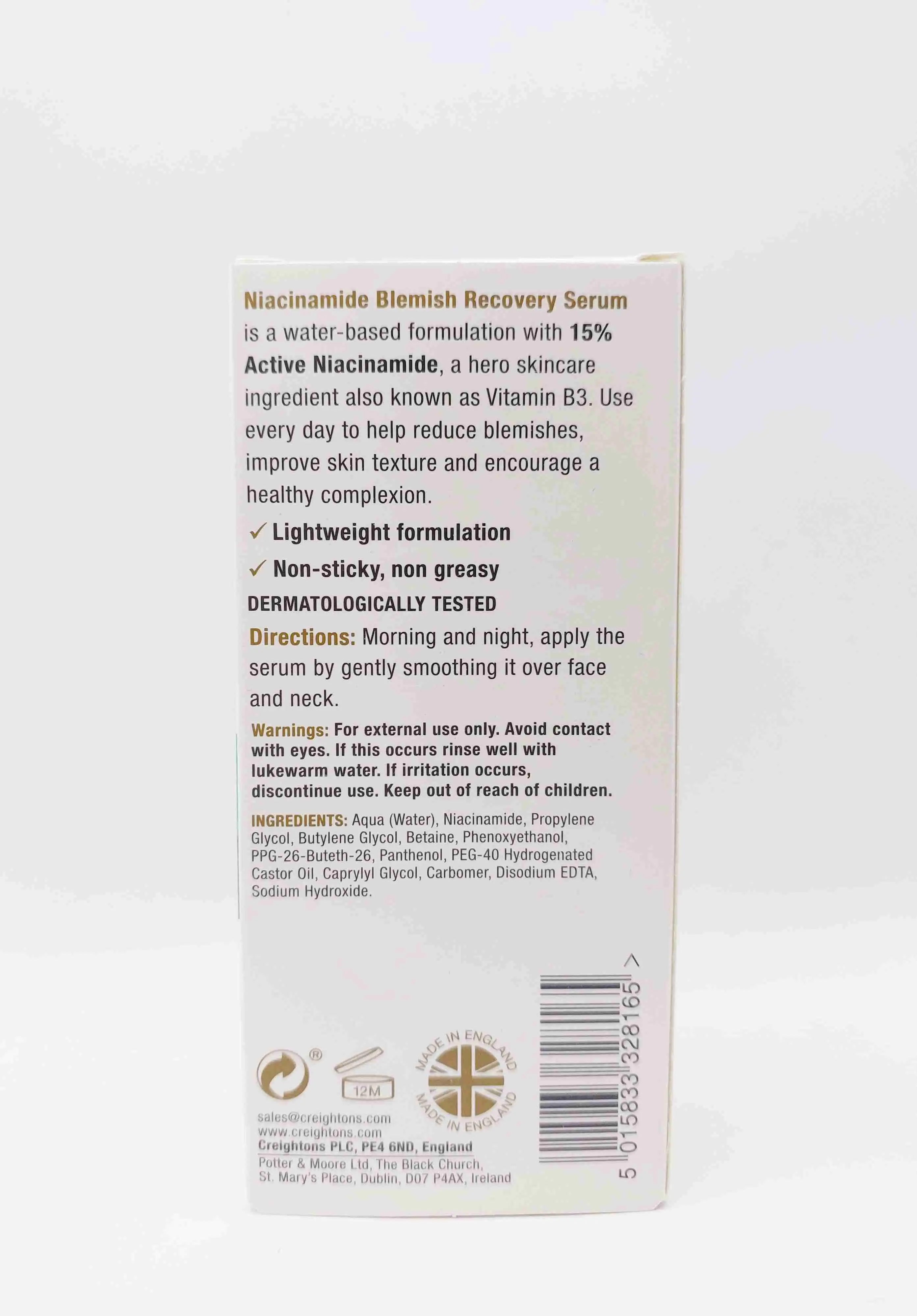 سرم روشن کننده بالانس مدل نیاسینامید 15 درصد حجم 30 میلی لیتر