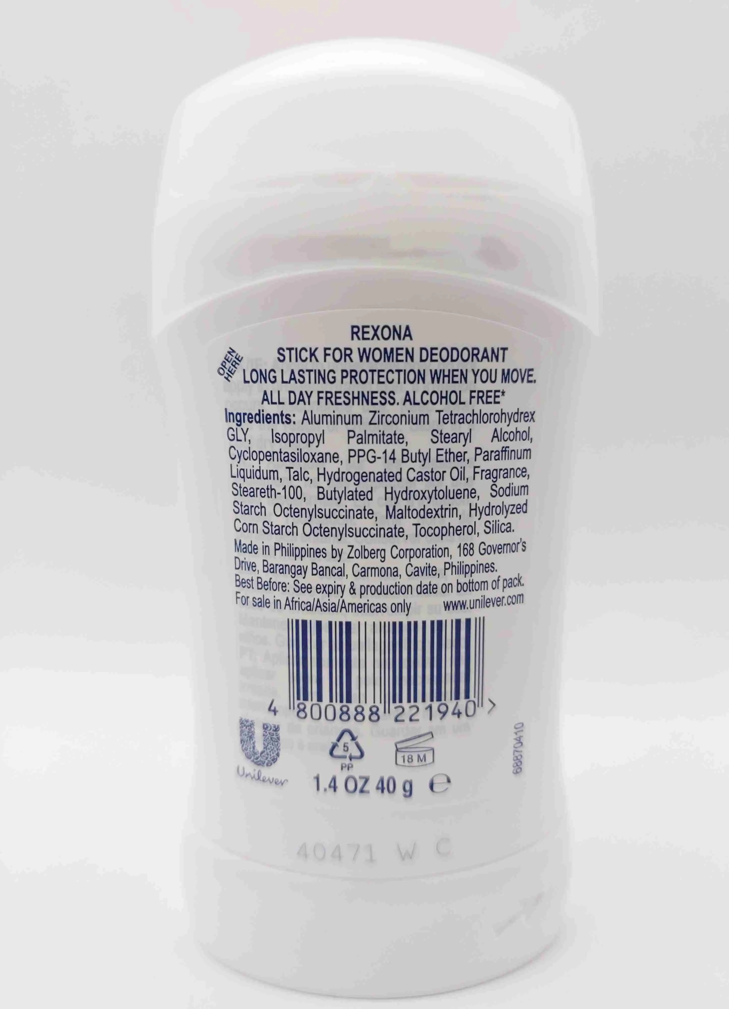 مام صابونی (دئودورانت) رکسونا زنانه Rexona Women Shower Fresh 