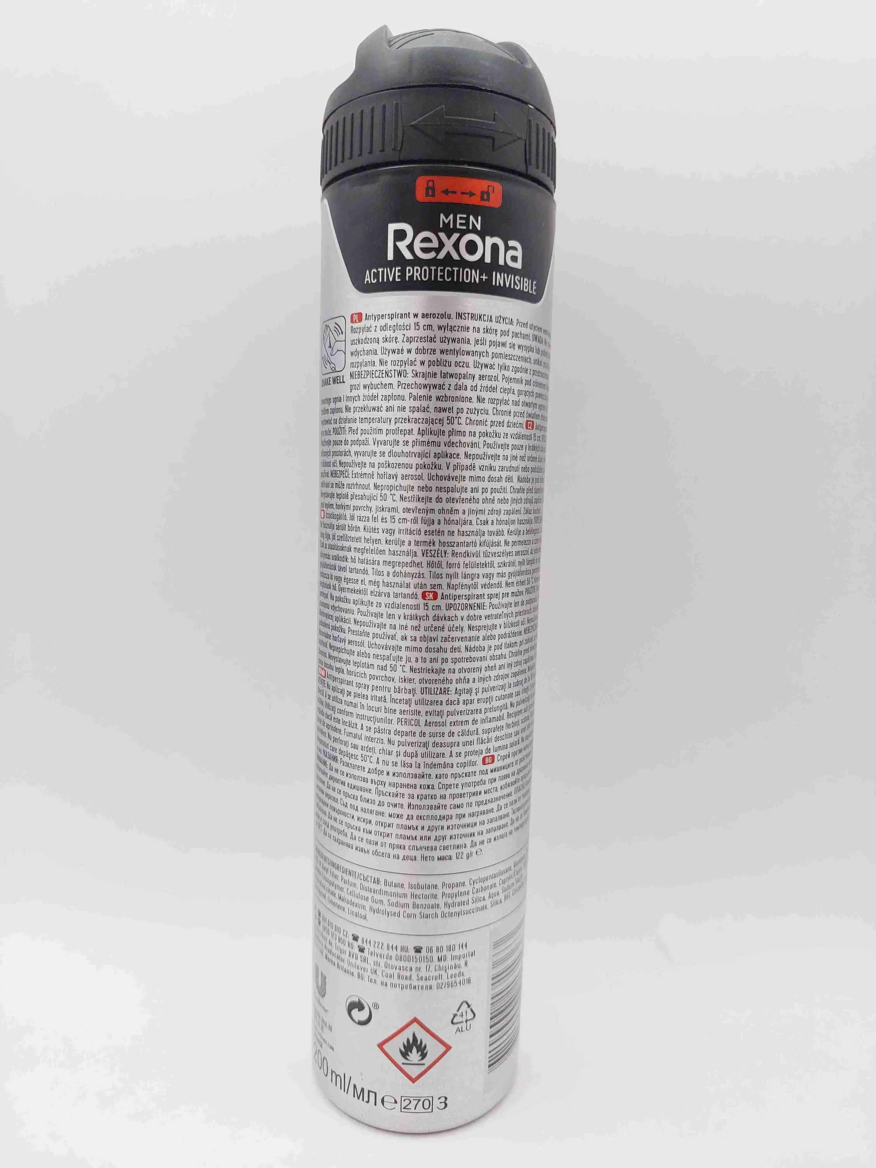 رکسونا مردانه اکتیو پروتکشن اینویزیبل Rexona ACTIVE PROTETION 