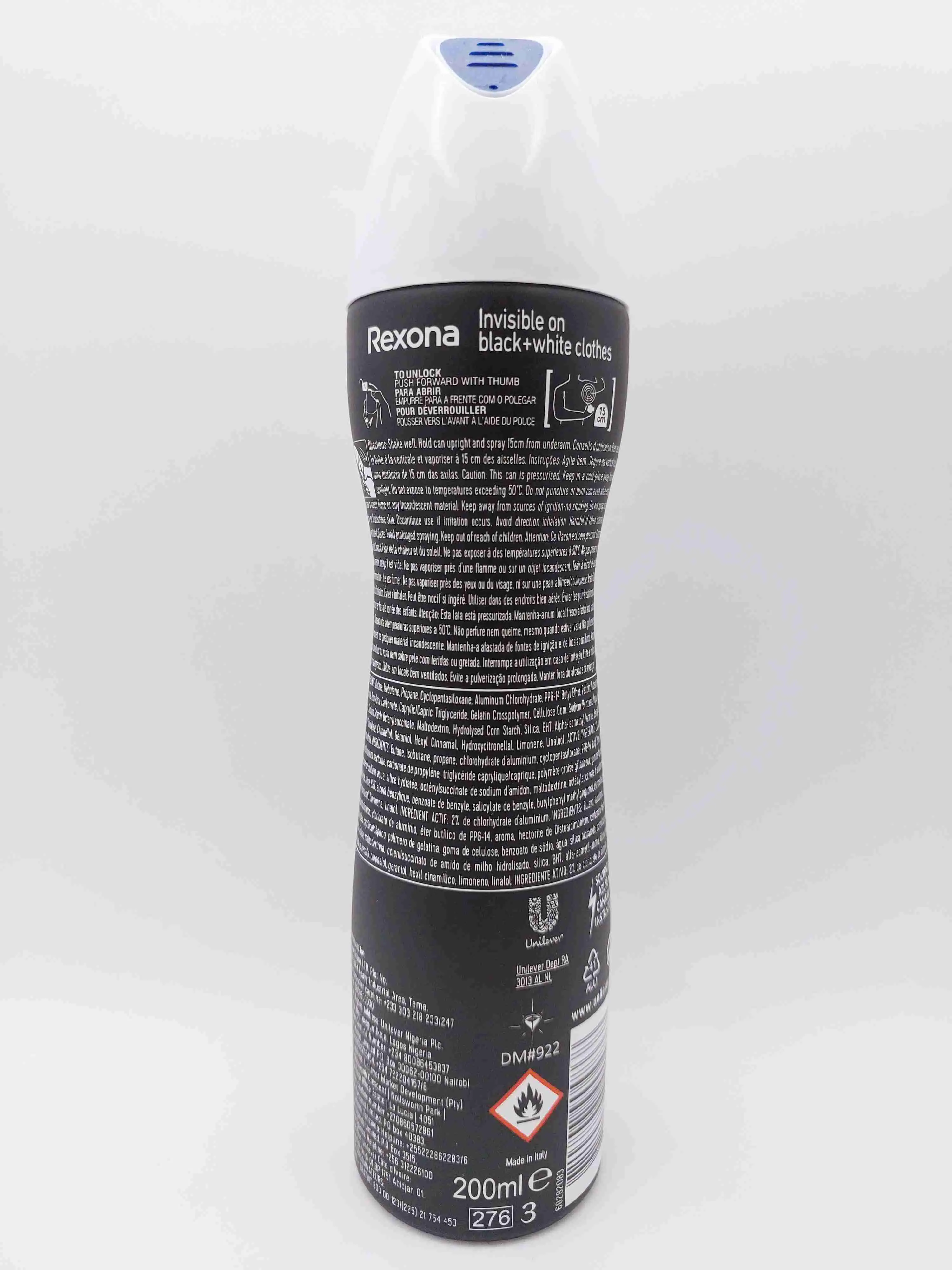 رکسونا زنانه اینویزیبل آن بلک اند وایت Rexona invisible on black + white clothes