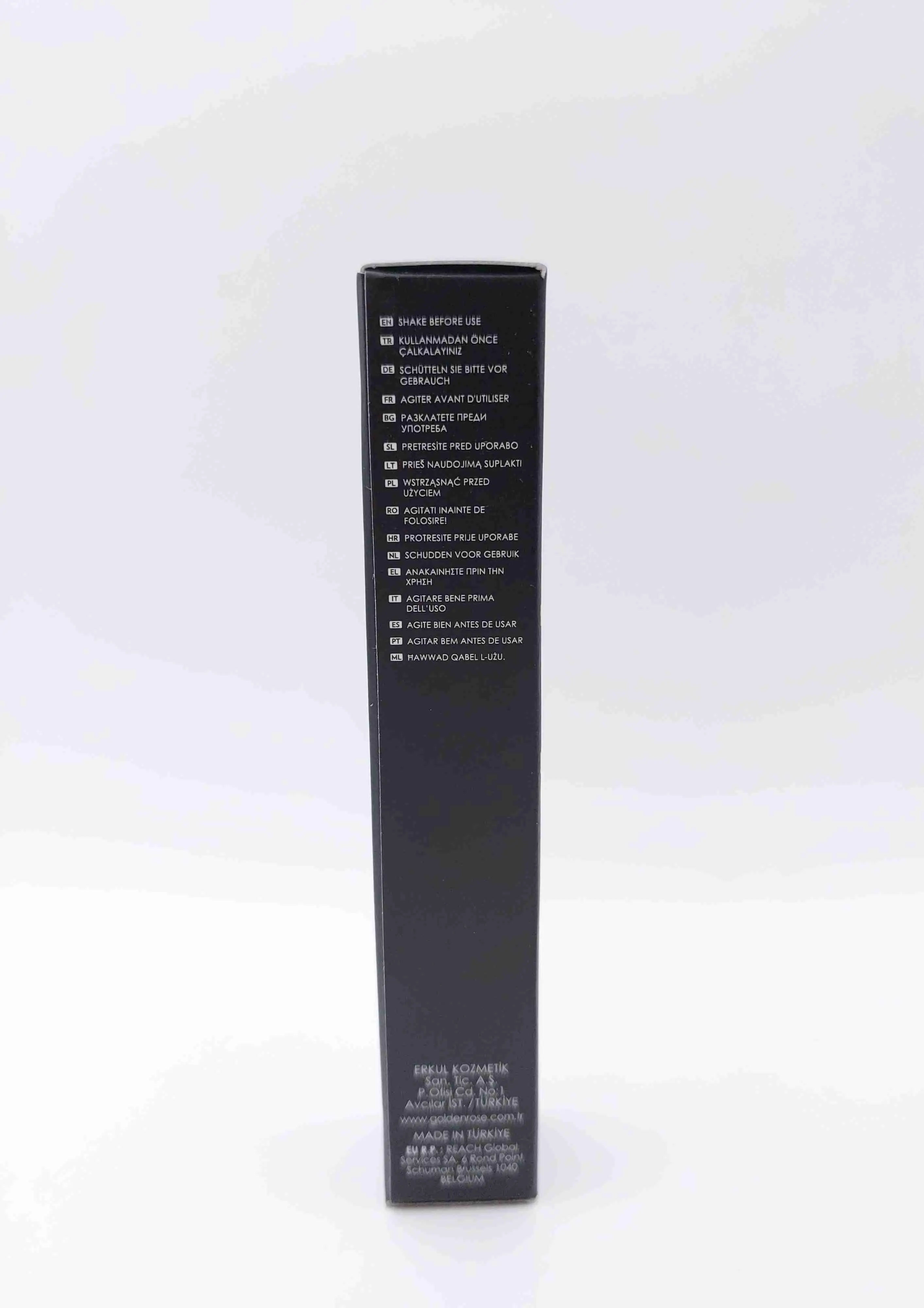 خط چشم ماژیکی کوزه ای ضد آب رنگ مشکی براق لیکوئید آیلایتر شماره 102 GOLDEN ROSE Extreme Sparkle