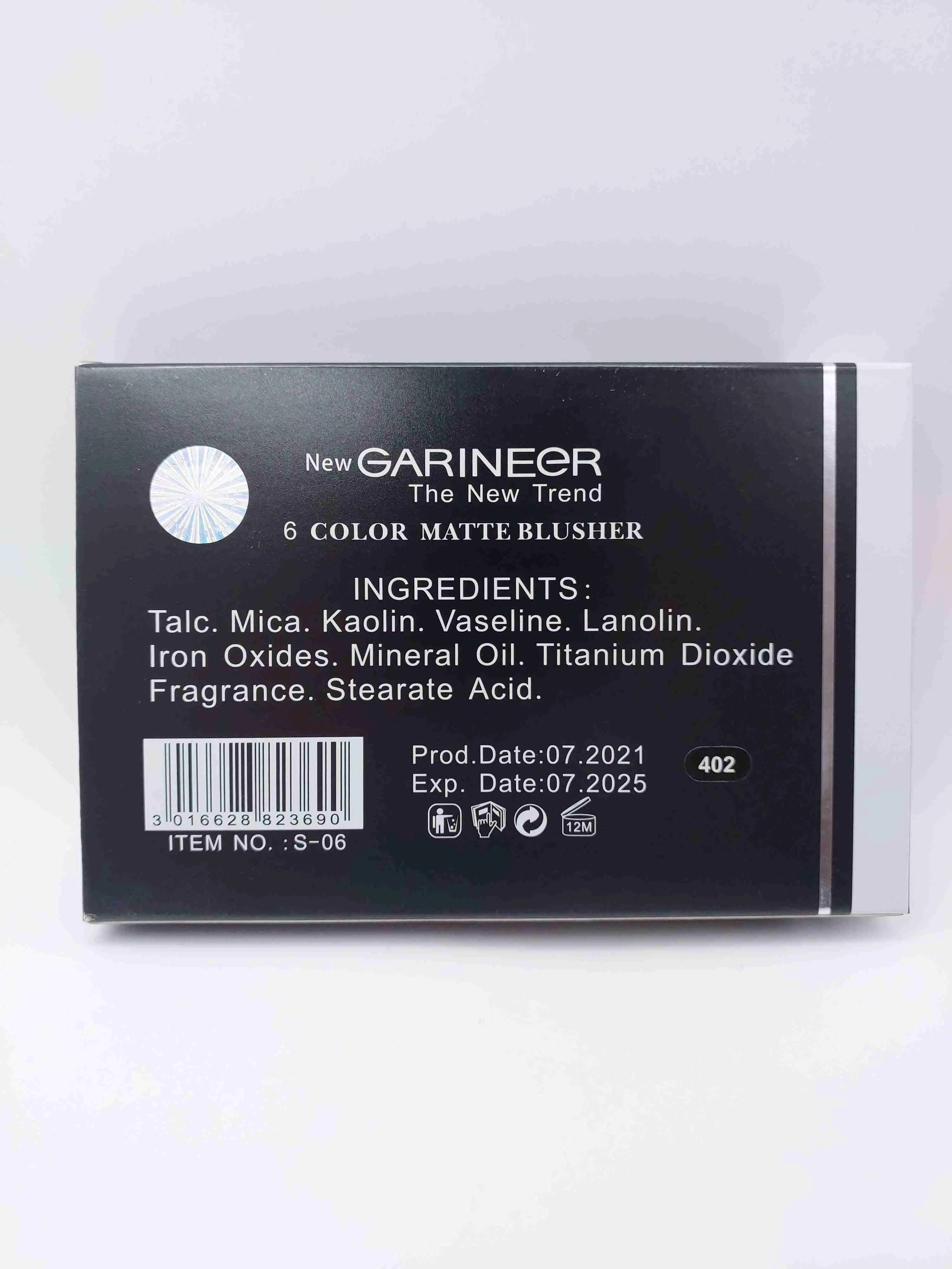 پالت رژگونه مات شماره 402 نیو گارنیر (New Garineer)