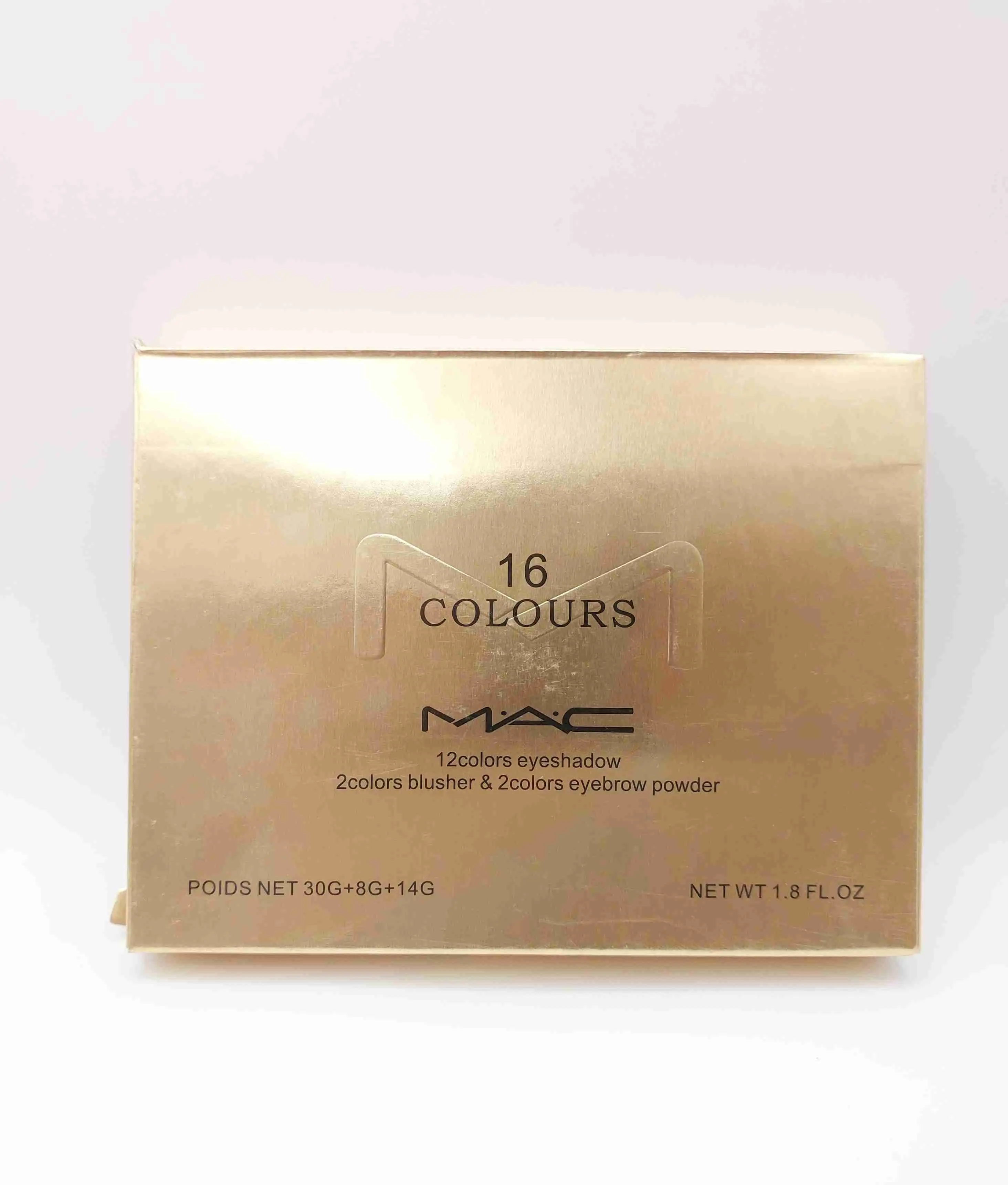 پالت آرایشی چندکاره ( 12 رنگ سایه چشم مات، 2 رنگ رژگونه و 2 رنگ پودر ابرو ) MAC