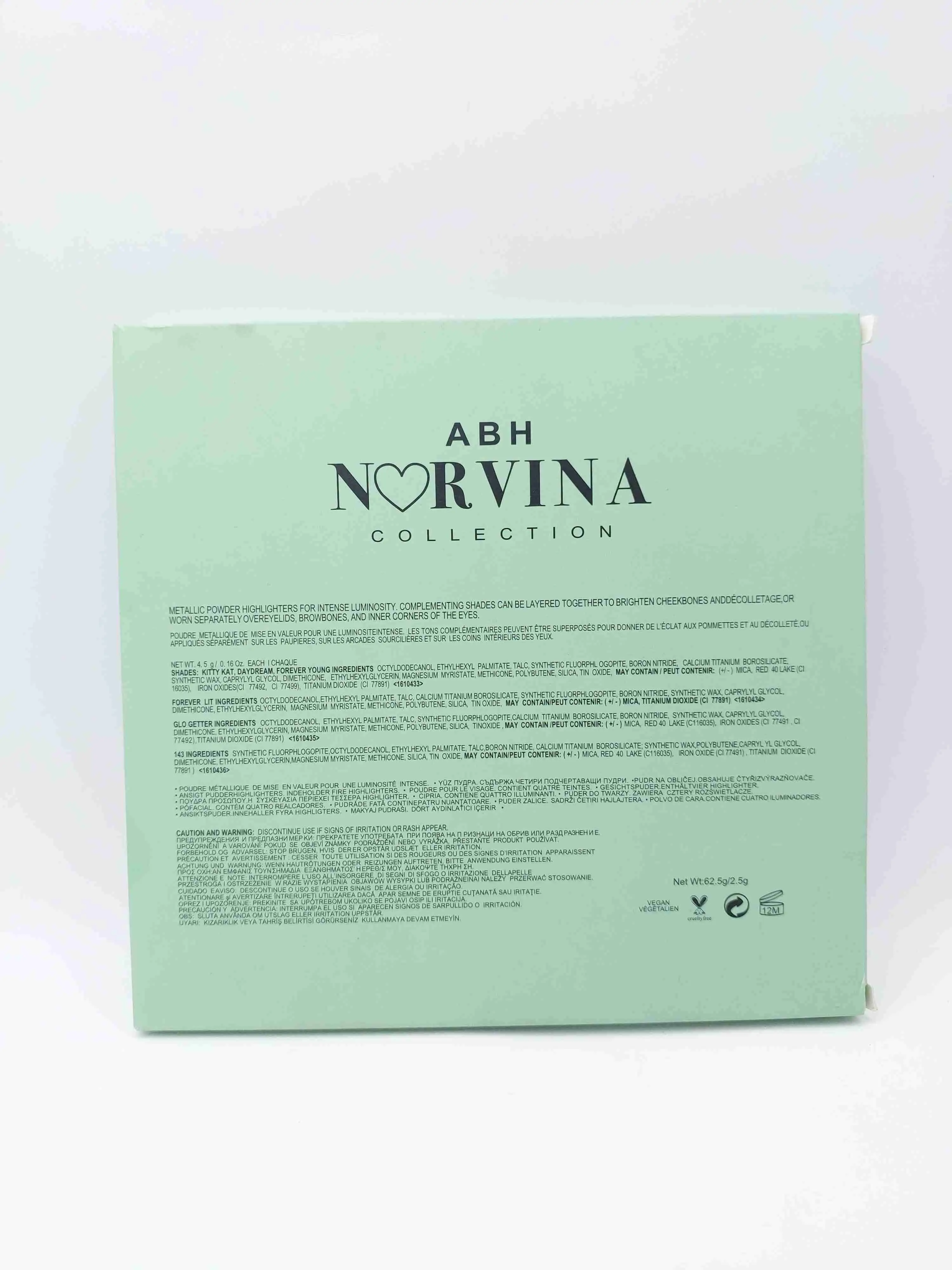 پالت سایه چشم نوروینا (Norvina) برند Anastasia Beverly Hills (ABH)