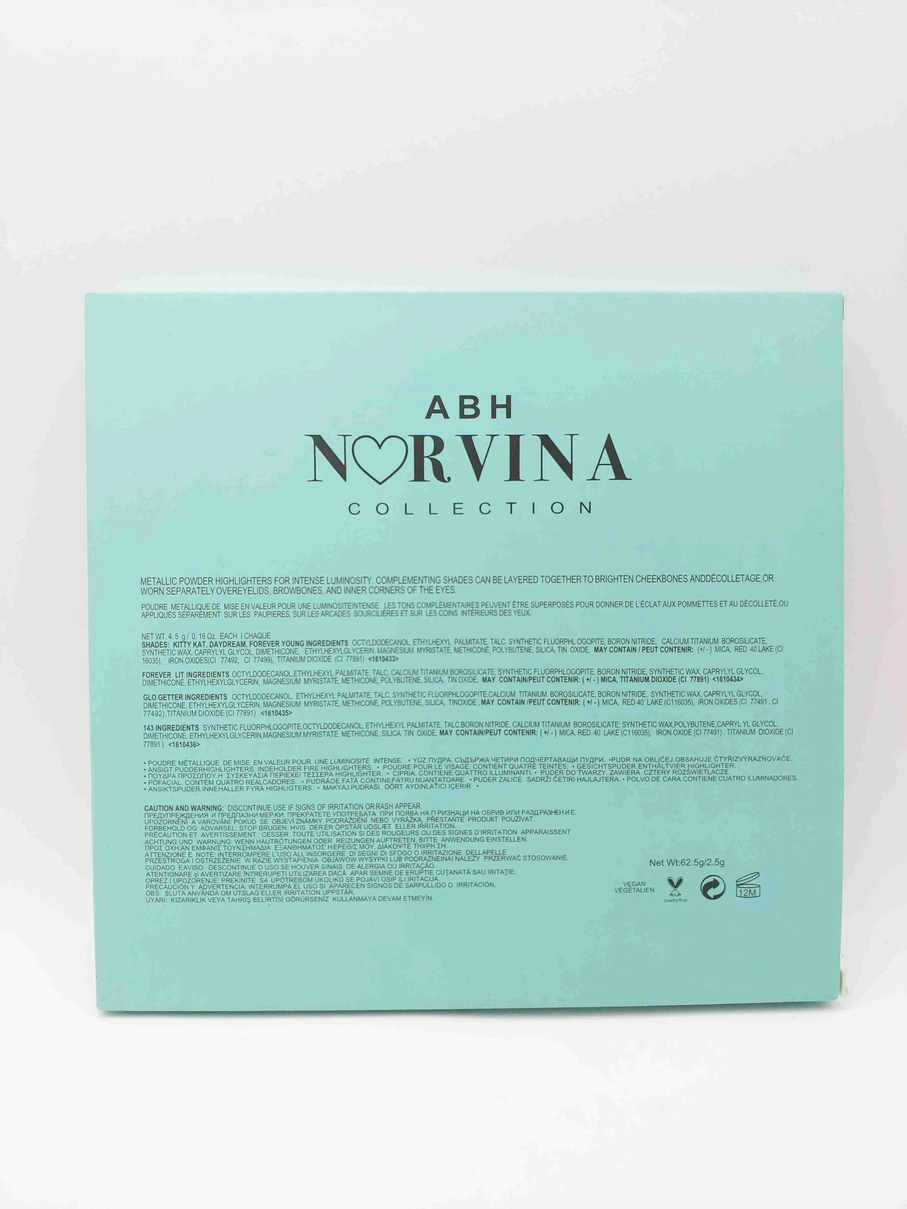 پالت سایه چشم نوروینا (Norvina) برند Anastasia Beverly Hills (ABH)