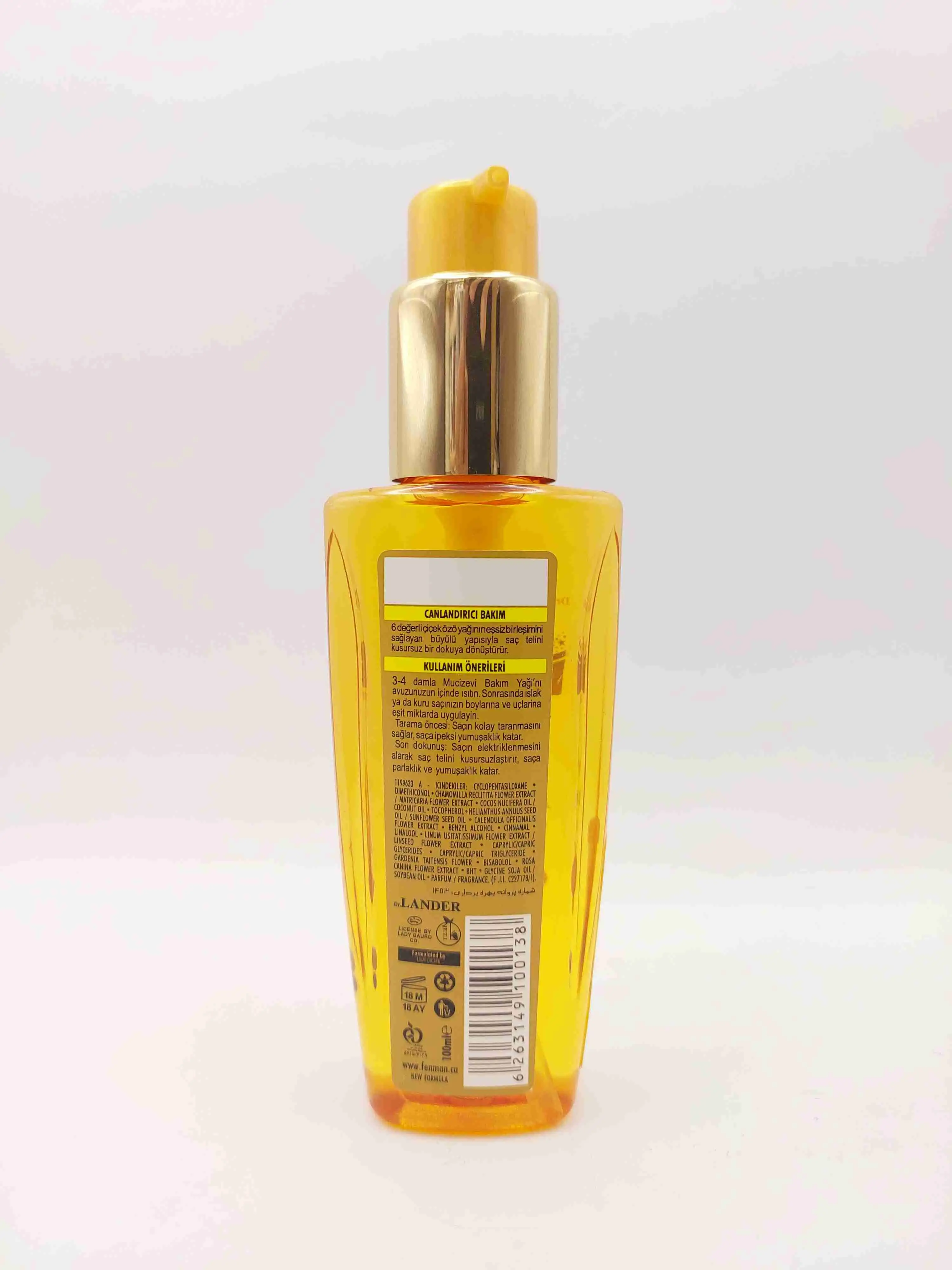 سرم مو دکتر لندر مدل ARGAN OIL حجم 100 میلی لیتر