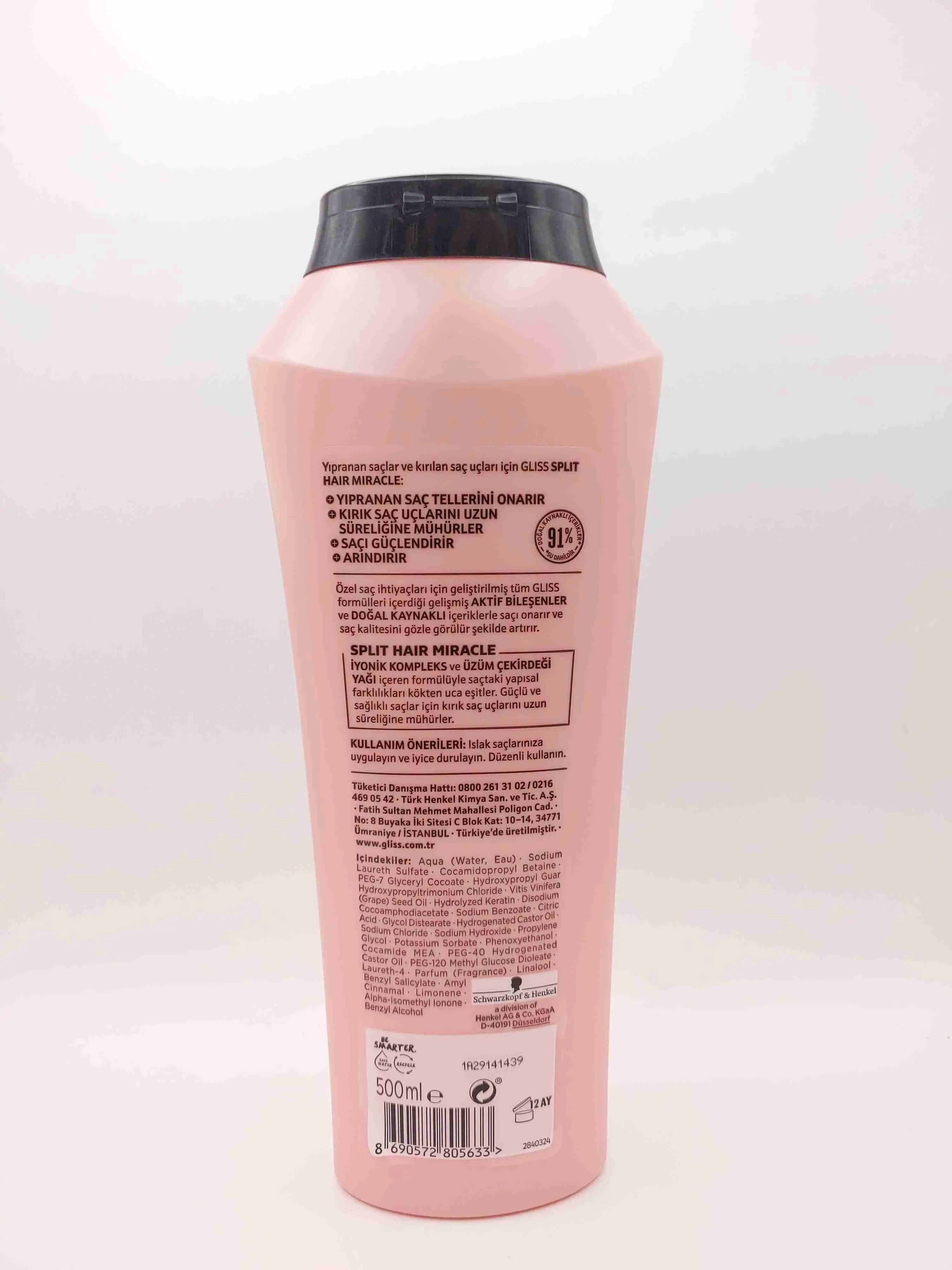 شامپو گلیس معجزه موهای دو شاخه GLISS